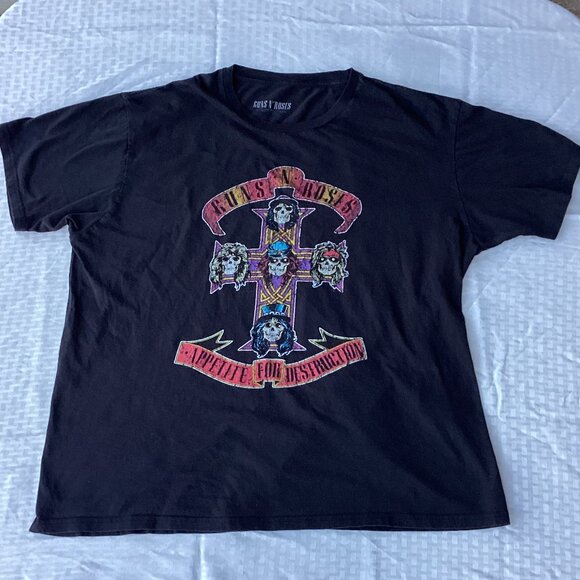 Vintage 90s Guns and Roses T-shirt - Picture 1 of 4